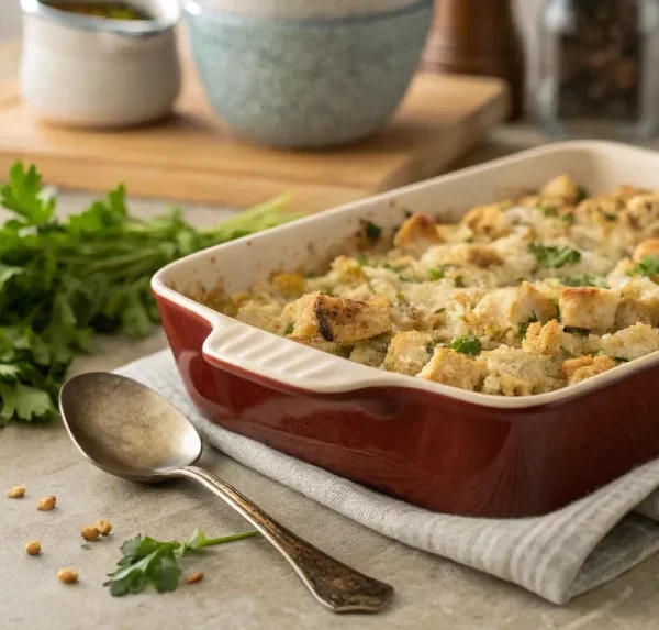 The Ultimate Chicken Dressing Recipe – Moist, Flavorful & Perfect for Any Holiday Meal