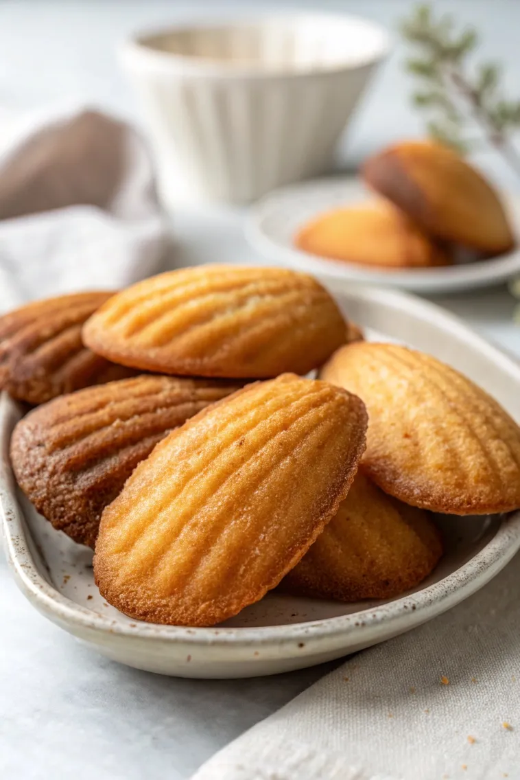 madeleine cookies recipe using cream