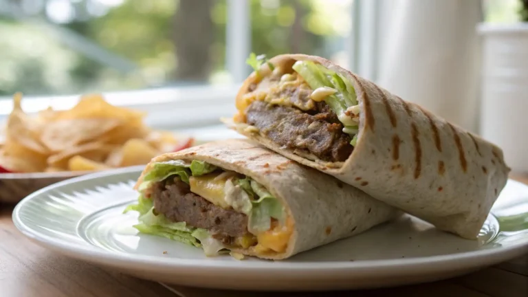 Toasted Big Mac wraps in skillet with golden crisp surface
