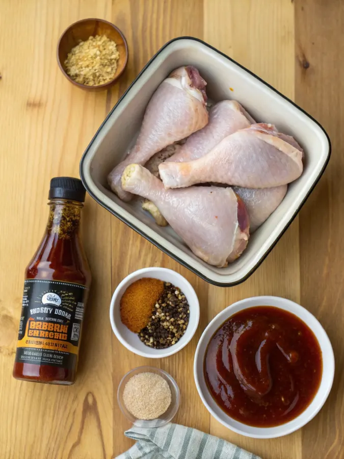 crock pot BBQ drumsticks ingredients