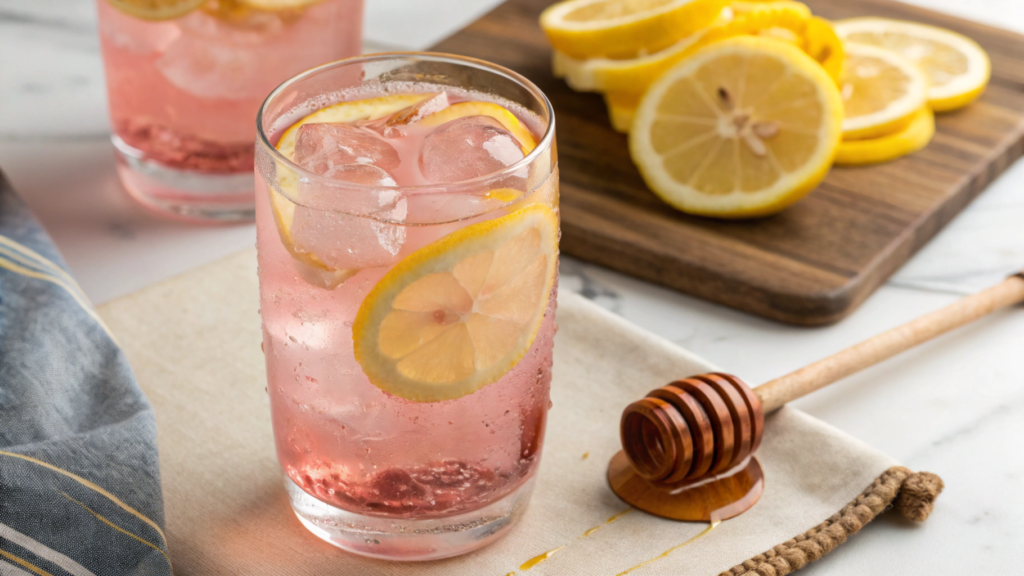 sipping pink salt trick for weight loss drink