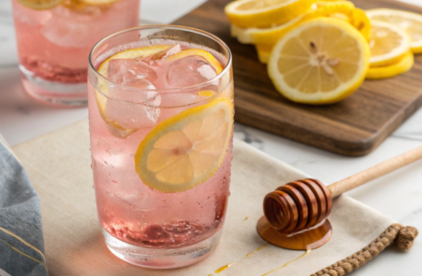 sipping pink salt trick for weight loss drink