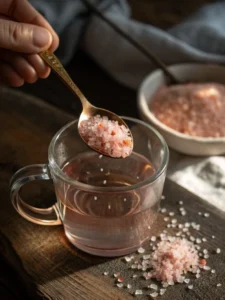 adding Himalayan salt to pink salt trick