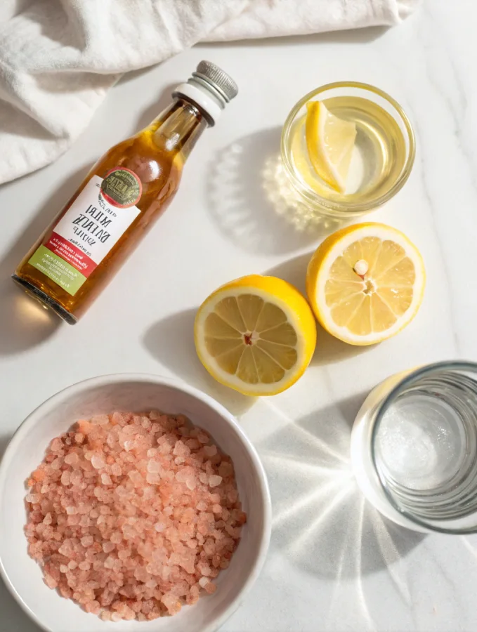  ingredients for the pink salt trick recipe