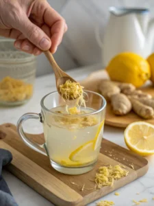 adding grated ginger to natural mounjaro recipe for weight loss