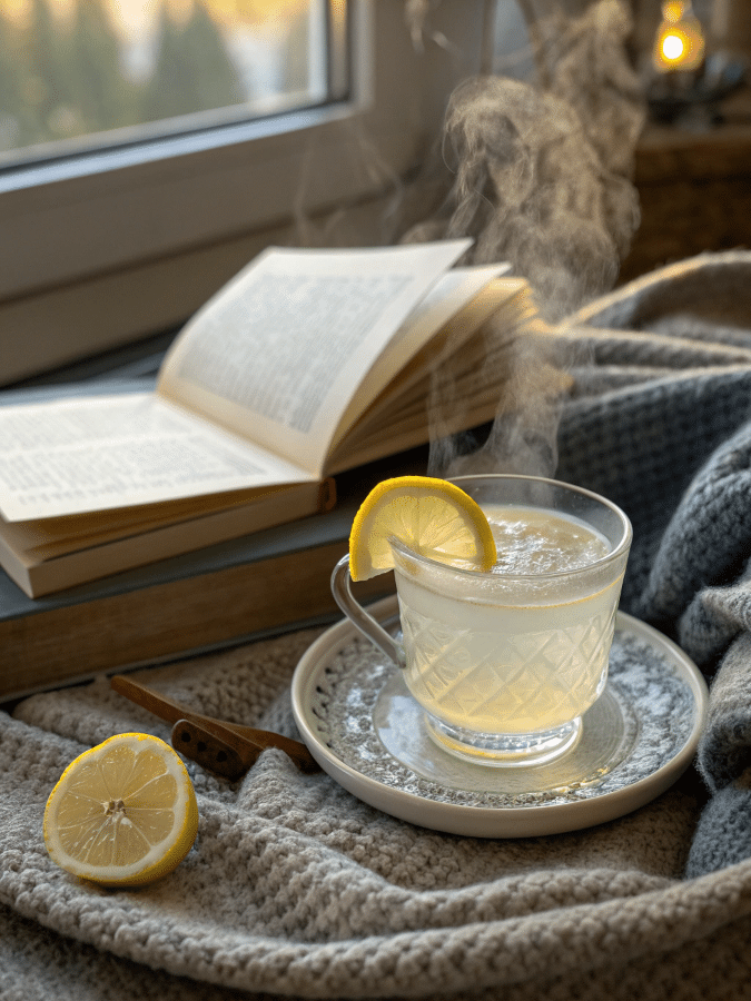 warm gelatin trick recipe drink in cozy setting