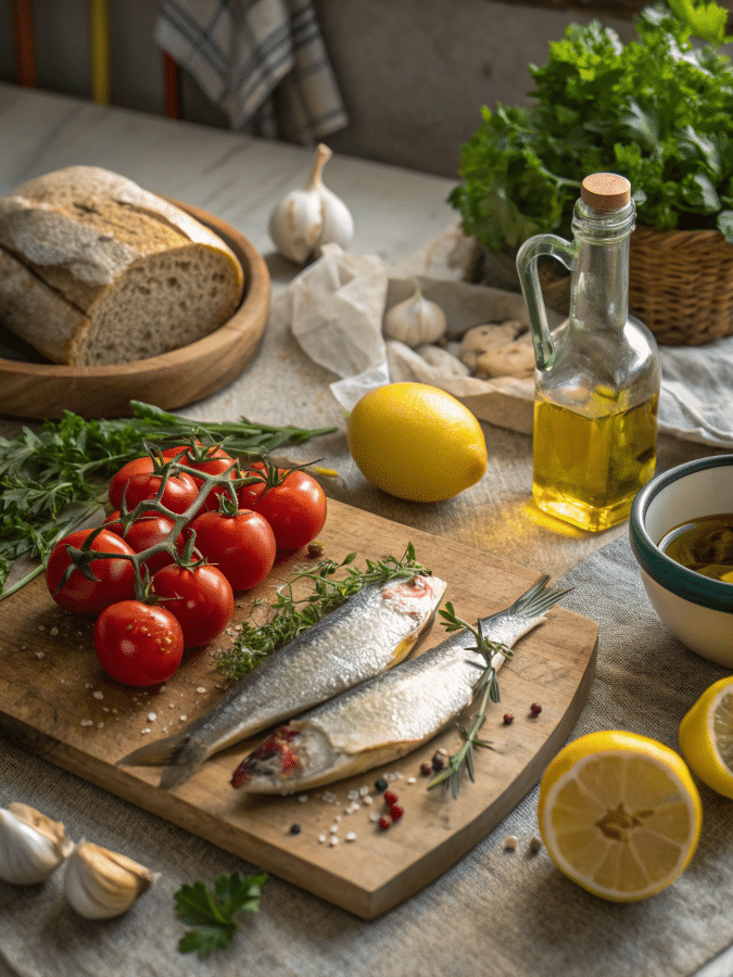mediterranean diet food list ingredients