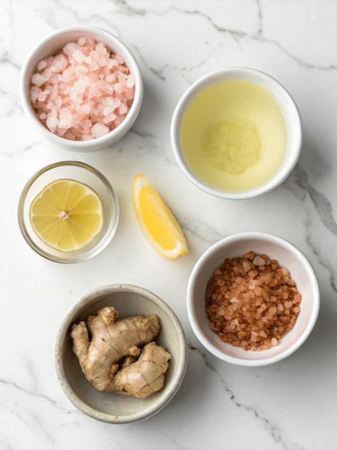 Ingredients used in how to make Mounjaro recipe naturally at home