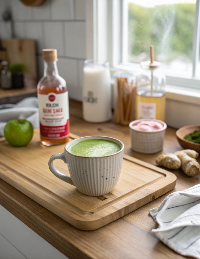 Japanese Mounjaro Recipe Free Drink in Minimalist Kitchen
