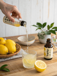 Adding lemon juice and vinegar to Mounjaro weight loss drink