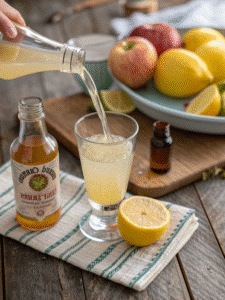 adding lemon juice or apple cider vinegar to gelatin trick recipe