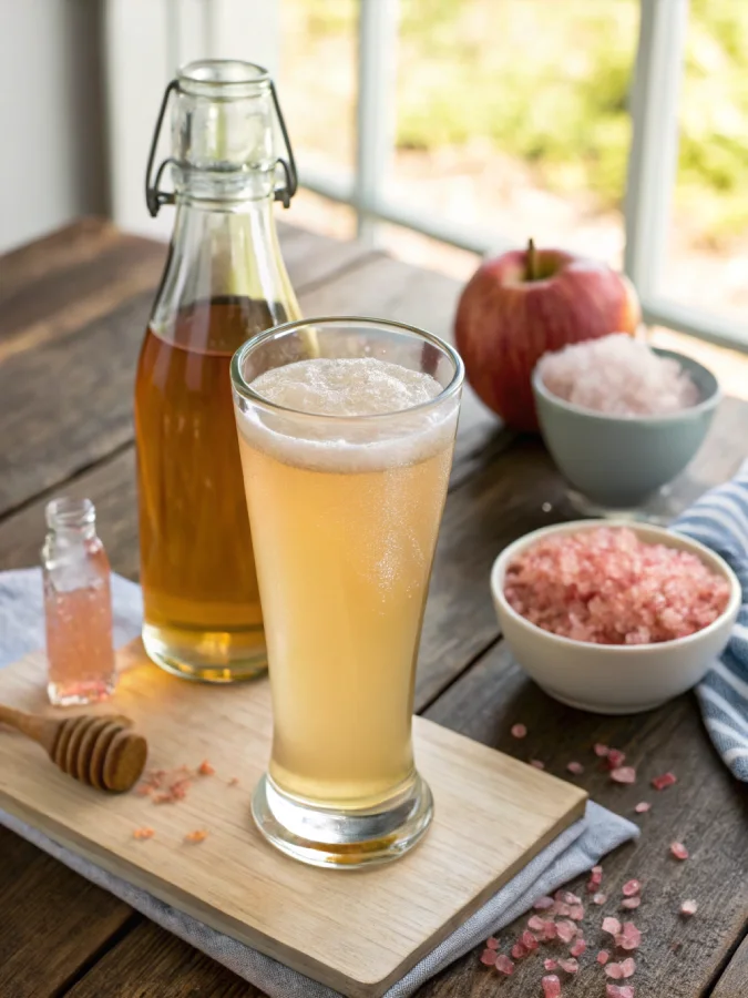 Natural Mounjaro Recipe wellness drink in glass