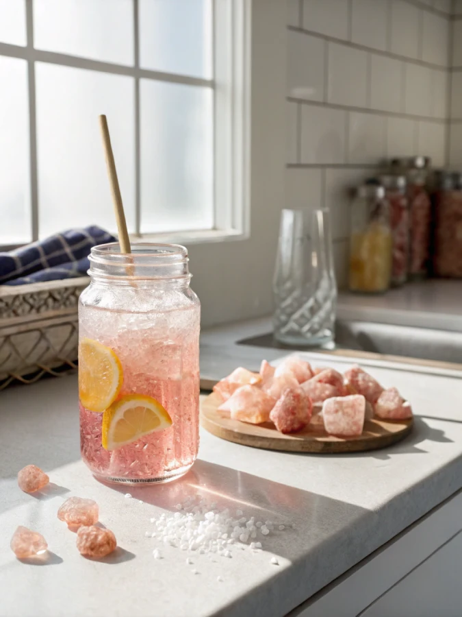 pink salt weight loss recipe morning drink