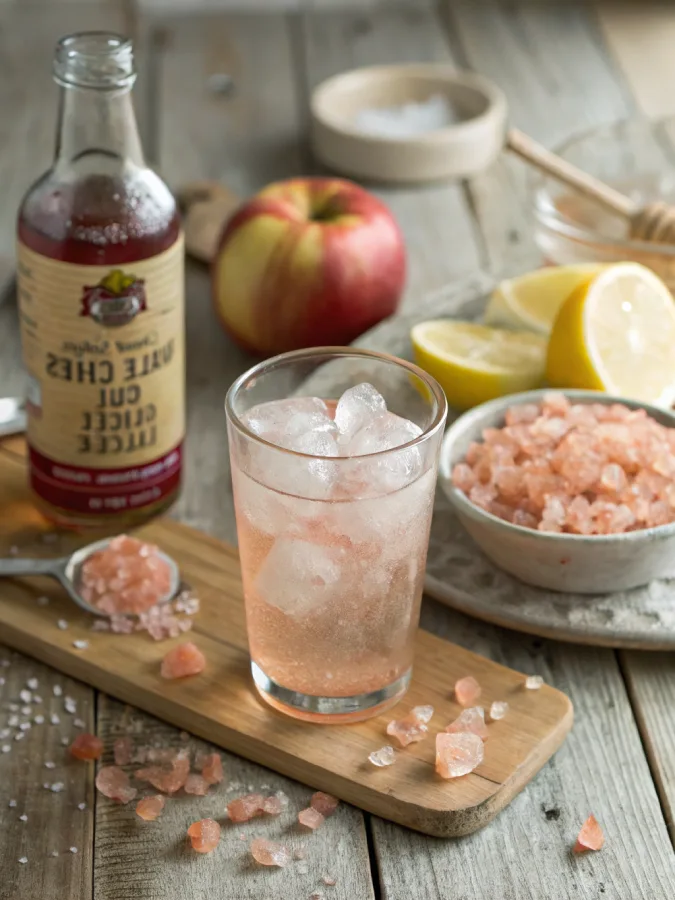 salt and ice weight loss recipe drink photo