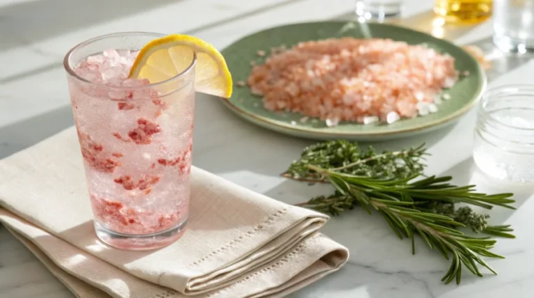 serving suggestion for salt and ice weight loss drink