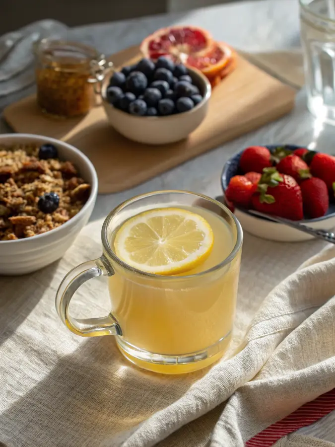 served gelatin drink for weight loss