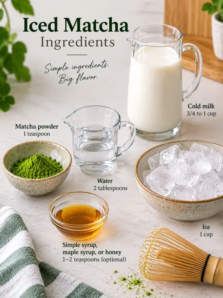 how to make iced matcha