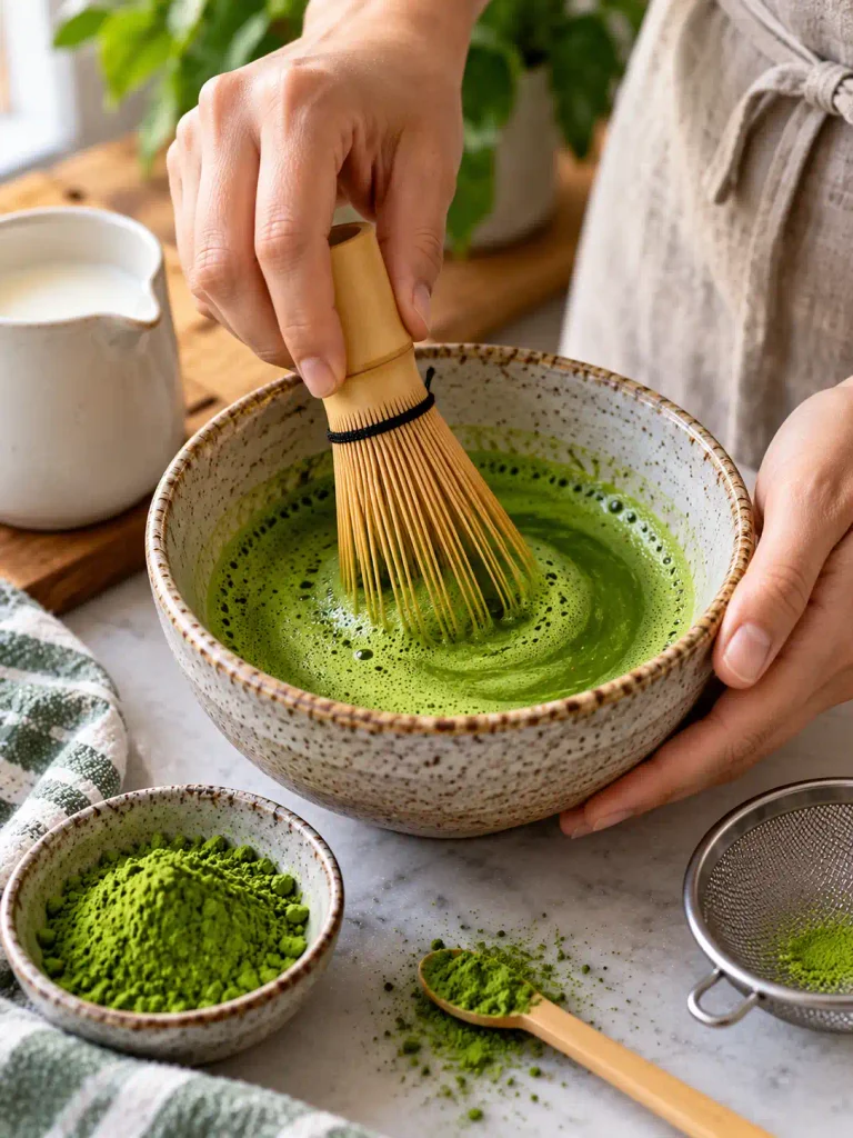 how to make matcha latte