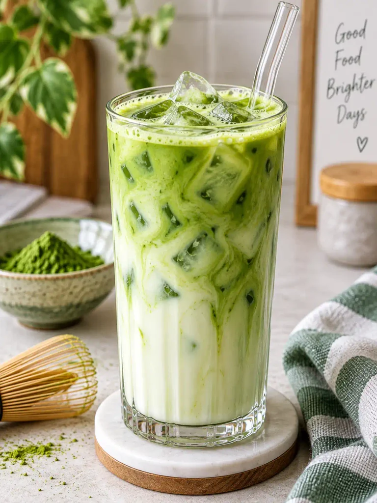 how to make iced matcha